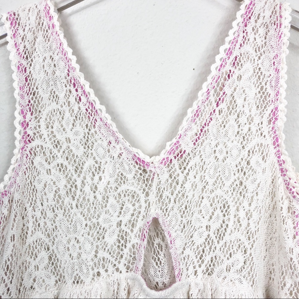 Free People | ‘Daydream’ Tiered Crochet Tank - Picture 6 of 8
